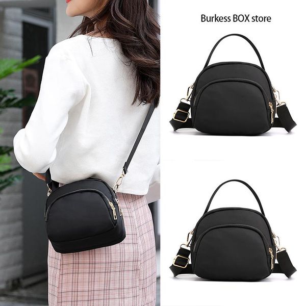evening bags small female bag 2021 fashion trend korean waterproof nylon girl wallet shoulder casual messenger simple handbag mini