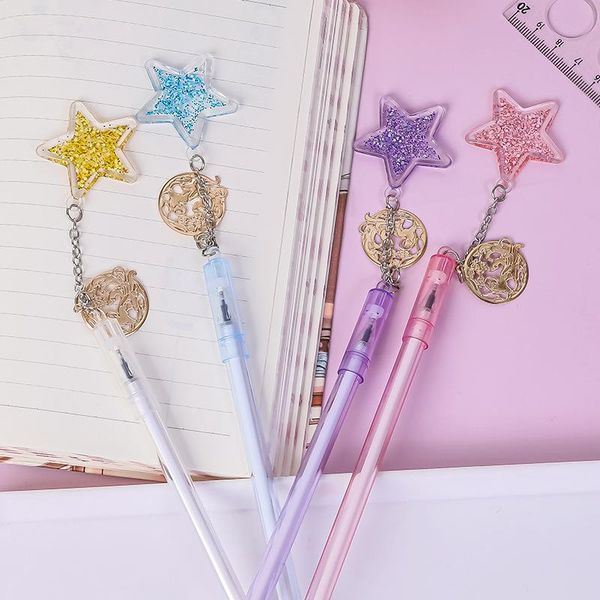 gel pens 36 pcs/lot creative star sequins pendant pen cute 0.5mm black ink neutral promotional gift stationery school supplies
gel pens 36 pcs/lot creative star sequins pendant pen cute 0.5mm black ink neutral promotional gift stationery school supplies
