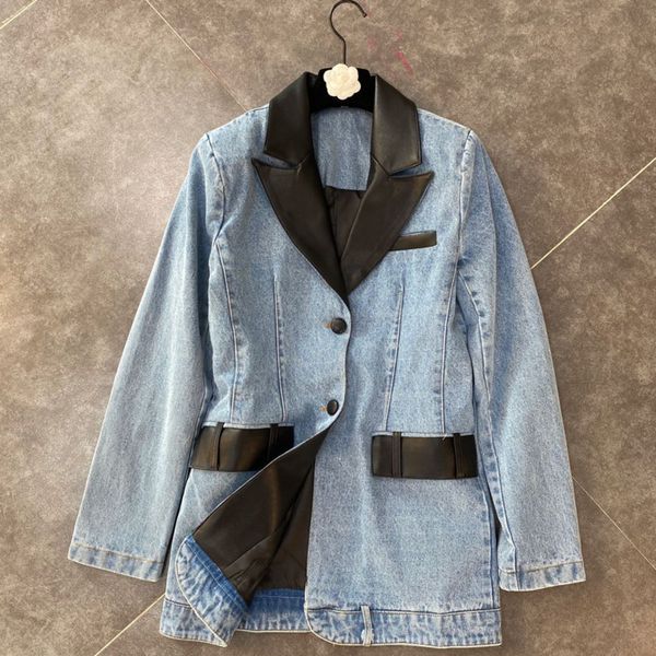 2021 spring fresh arrivals solid color pu turn-down collar unique breasted long sleeve thin waist suit mz773 rkeg, White;black
2021 spring fresh arrivals solid color pu turn-down collar unique breasted long sleeve thin waist suit mz773 rkeg, White;black