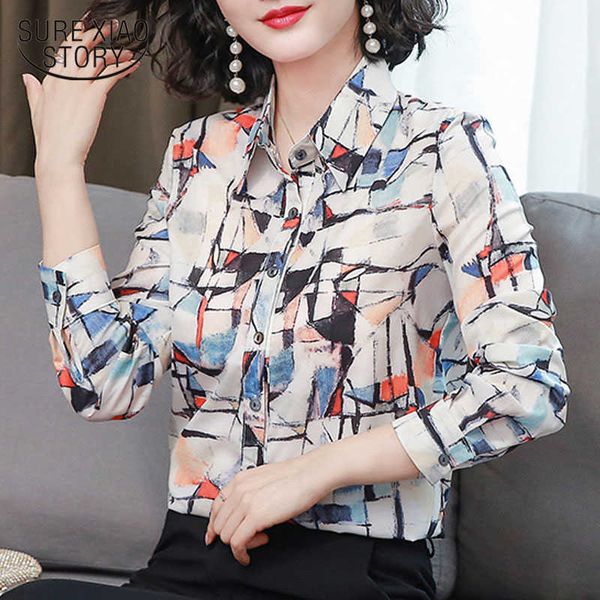 silk shirt women's korean autumn long sleeve casual loose cardigan print women blouse and blusas mujer 10648 210528, White
silk shirt women's korean autumn long sleeve casual loose cardigan print women blouse and blusas mujer 10648 210528, White