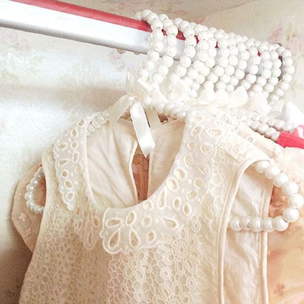clothing & wardrobe storage nhbr 10pcs pearl beaded clothes pants hanger trousers dress holder with bowknot white
clothing & wardrobe storage nhbr 10pcs pearl beaded clothes pants hanger trousers dress holder with bowknot white