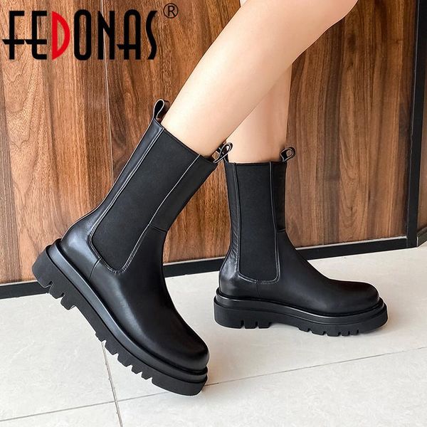 boots fedonas casual genuine leather women ankle 2021 autumn winter thick heels pumps fashion est party shoes woman, Black
boots fedonas casual genuine leather women ankle 2021 autumn winter thick heels pumps fashion est party shoes woman, Black