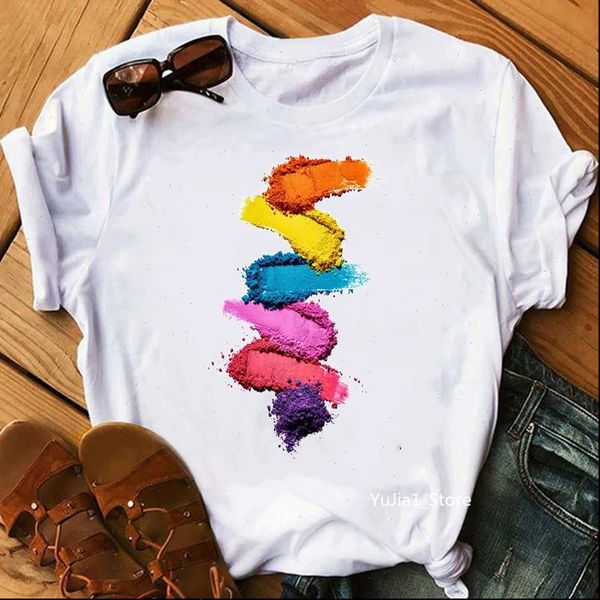 summer 2021 watercolor cosmetic traces print vogue white t shirt women harajuku make up tshirt cute tee shirt femme t shirt
summer 2021 watercolor cosmetic traces print vogue white t shirt women harajuku make up tshirt cute tee shirt femme t shirt