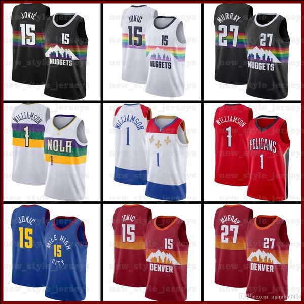ncaa duke 1 zion 15 nikola williamson murray jokic 27 jamal r9 denver nuggets new orleans pelicans men basketball jerseys, Black;red
ncaa duke 1 zion 15 nikola williamson murray jokic 27 jamal r9 denver nuggets new orleans pelicans men basketball jerseys, Black;red