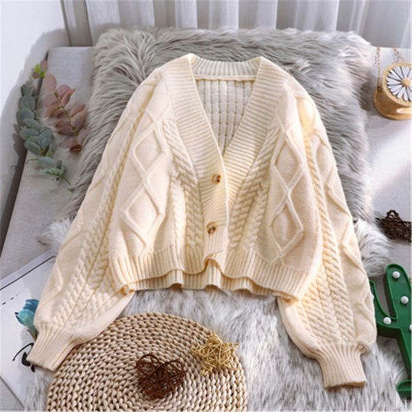 women's knits & tees female sweater with flashlight sleeve, cardigan knitted for fall and winter long blouse solid jacket zy564 women 1, White
women's knits & tees female sweater with flashlight sleeve, cardigan knitted for fall and winter long blouse solid jacket zy564 women 1, White