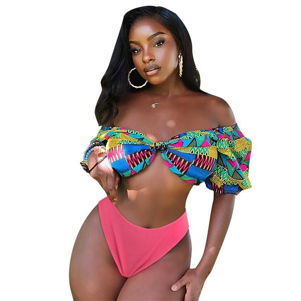 two-piece for women off the shoulder bra panties set summer dashiki beach swimsuit bikini suit 2021 new 373q, White;black
two-piece for women off the shoulder bra panties set summer dashiki beach swimsuit bikini suit 2021 new 373q, White;black
