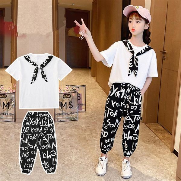 clothing sets girl summer kid with pant set tracksuit for girls outfits children sportswear teen korean suit t-shirt, White
clothing sets girl summer kid with pant set tracksuit for girls outfits children sportswear teen korean suit t-shirt, White
