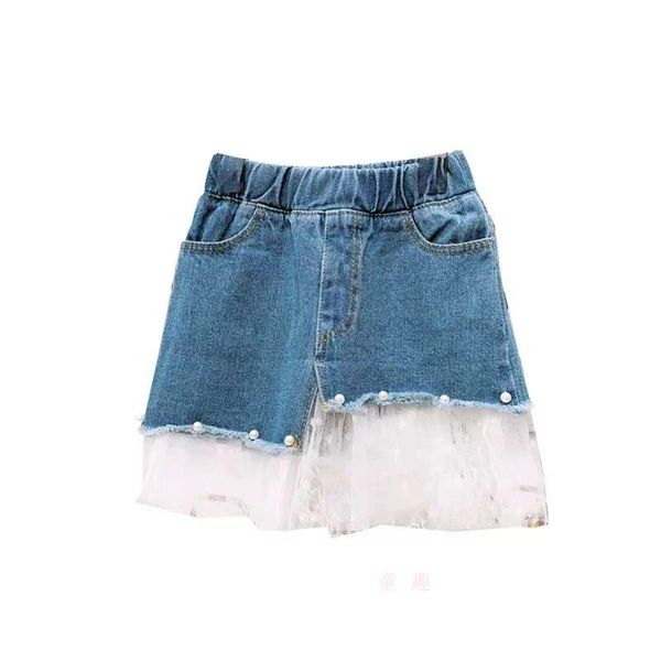 skirts spring children's clothing baby girls a-line beaded lace stitching short skirt irregular denim patchwork for 2-7t
skirts spring children's clothing baby girls a-line beaded lace stitching short skirt irregular denim patchwork for 2-7t