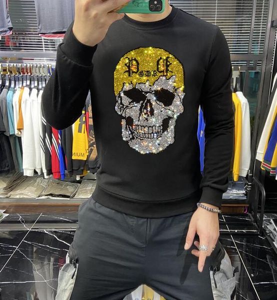 long sleeve strass hoodies casual drill sweatshirts 2021 new fashion design lyyo, Black
long sleeve strass hoodies casual drill sweatshirts 2021 new fashion design lyyo, Black