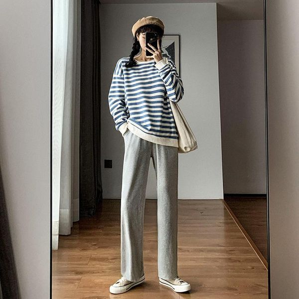 women's pants & capris autumn women add velvet high waist drawstring pocket loose casual female korean style trousers wdc9460, Black;white
women's pants & capris autumn women add velvet high waist drawstring pocket loose casual female korean style trousers wdc9460, Black;white