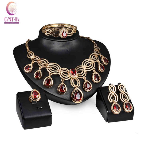 jewelry sets fashion austria crystal water drop red black green zircon necklace classic design gold color women party gift
jewelry sets fashion austria crystal water drop red black green zircon necklace classic design gold color women party gift