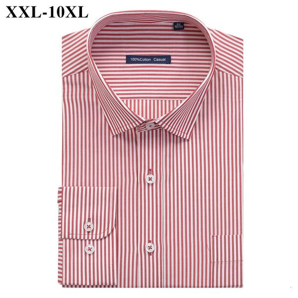 2021 100% cotton striped long sleeve shirt men new business casual brand social shirts big size 10xl 9xl 8xl 7xl 45zu, White;black
2021 100% cotton striped long sleeve shirt men new business casual brand social shirts big size 10xl 9xl 8xl 7xl 45zu, White;black
