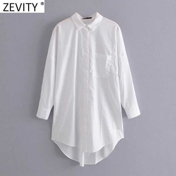 zevity women simply pocket patch casual long blouse ladies long sleeve business shirt chic femme breasted blusas ls7346 210603, White
zevity women simply pocket patch casual long blouse ladies long sleeve business shirt chic femme breasted blusas ls7346 210603, White