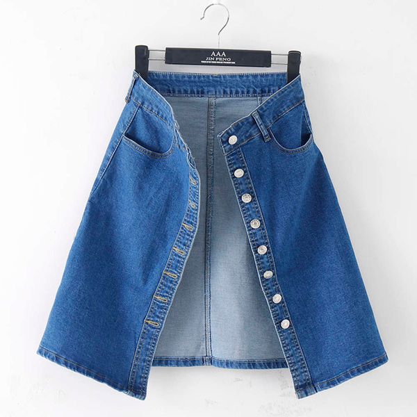 hip hop new blue denim 2021 spring single one piece breasted high waist a-line skirt for women k
hip hop new blue denim 2021 spring single one piece breasted high waist a-line skirt for women k