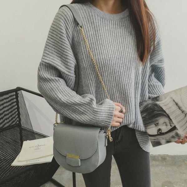 women's sweaters autumn winter casual sweater women loose solid round neck long sleeve knit ladies oversized slim pullovers female, White;black
women's sweaters autumn winter casual sweater women loose solid round neck long sleeve knit ladies oversized slim pullovers female, White;black