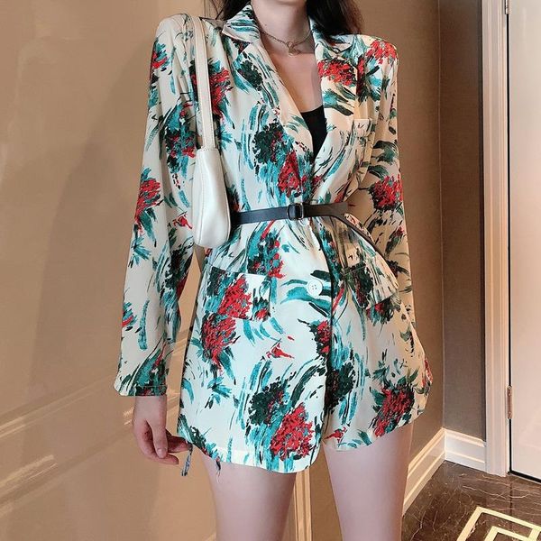 women's suits & blazers printed suit french retro net red with design feeling fashion loose long sleeve small coat women, White;black
women's suits & blazers printed suit french retro net red with design feeling fashion loose long sleeve small coat women, White;black