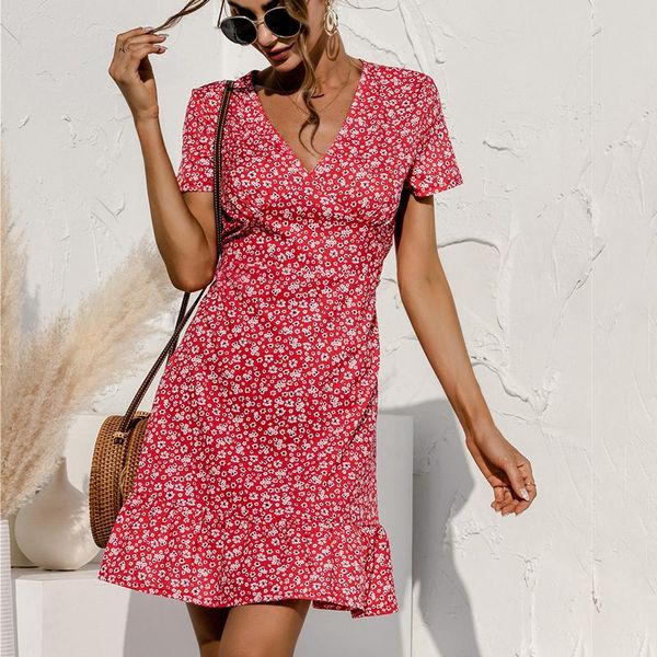 casual dresses 2021 summer beach dress for women v-neck print floral dots stitching ruffles mini short-sleeved fashion, Black;gray
casual dresses 2021 summer beach dress for women v-neck print floral dots stitching ruffles mini short-sleeved fashion, Black;gray