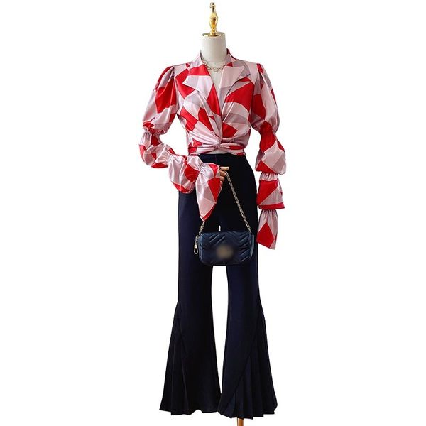hit color printed shirt for women lapel puff long sleeve patchwork short female fashion new clothing autumn, White
hit color printed shirt for women lapel puff long sleeve patchwork short female fashion new clothing autumn, White