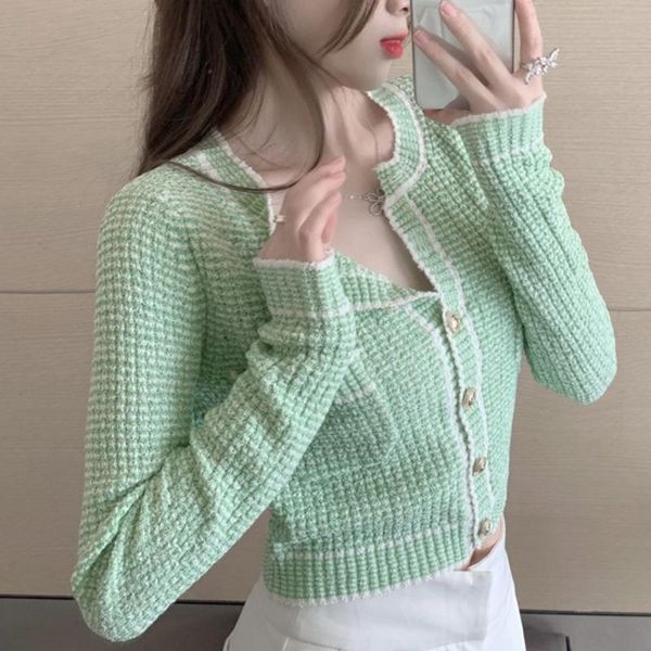 women's knits & tees knit long sleeve round neck button pocket outfit slim t-shirt women casual crop korean aesthetic knitted chaqueta, White
women's knits & tees knit long sleeve round neck button pocket outfit slim t-shirt women casual crop korean aesthetic knitted chaqueta, White