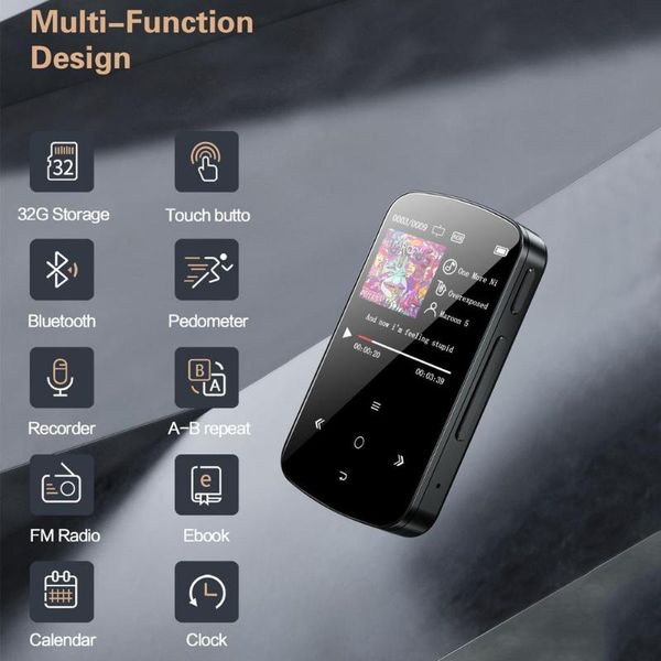 & mp4 players bluetooth mp3 player touch screen 32g music lossless hifi sound support recording fm radio pedometer portable walkman
& mp4 players bluetooth mp3 player touch screen 32g music lossless hifi sound support recording fm radio pedometer portable walkman