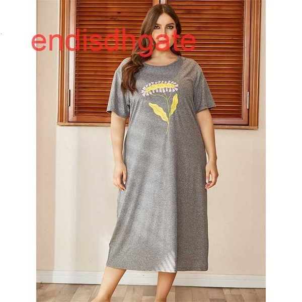 factory45qtloose hc8040 size nightdress short cute sleeve big medium length thin summer pajamas, Black;white
factory45qtloose hc8040 size nightdress short cute sleeve big medium length thin summer pajamas, Black;white