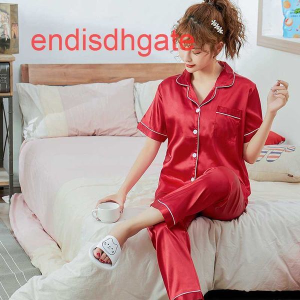 spring full pajamas size like lapel cardigan silk and autumn monsoon women's home wear, Black;white
spring full pajamas size like lapel cardigan silk and autumn monsoon women's home wear, Black;white