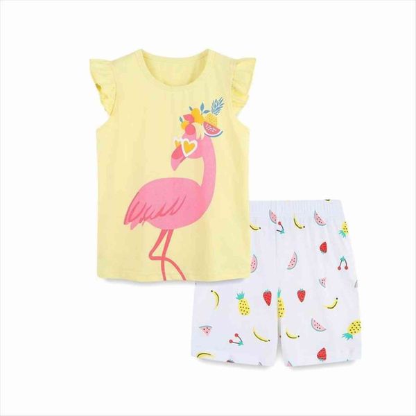 tuonxye summer childrens clothes for girl cartoon flamingo t shirt pants kids short sleeve clothing set teens tracksuit, White
tuonxye summer childrens clothes for girl cartoon flamingo t shirt pants kids short sleeve clothing set teens tracksuit, White