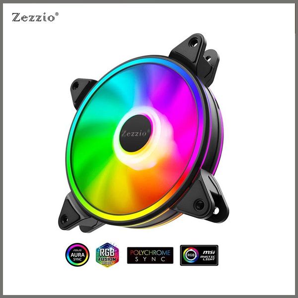 fans & coolings zezzio zf-120 120mm 5v addressable argb cooling fan, suitable for pc case cpu cooler gpu system
fans & coolings zezzio zf-120 120mm 5v addressable argb cooling fan, suitable for pc case cpu cooler gpu system