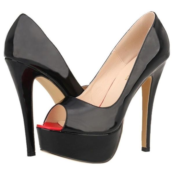 dress shoes women pumps peep toe platform 14cm super high heels patent leather black party red wedding stilettos
dress shoes women pumps peep toe platform 14cm super high heels patent leather black party red wedding stilettos