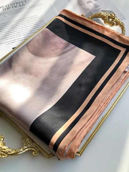 scarves 100% silk scarf women fashion korean 110 square shawl wrap[, Blue;gray
scarves 100% silk scarf women fashion korean 110 square shawl wrap[, Blue;gray