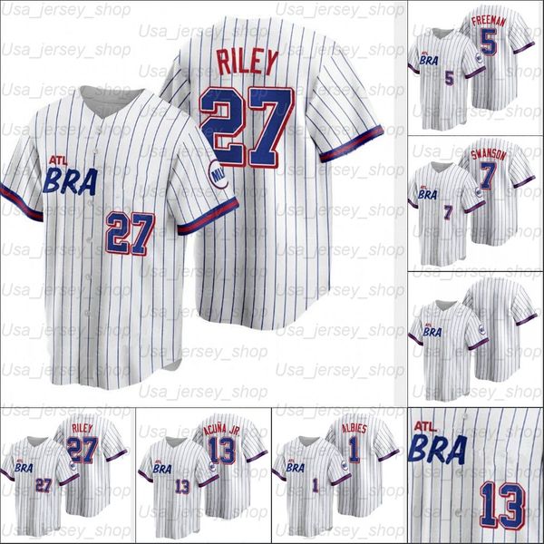 2021 city baseball jerseys ronald 15 sean newcomb 44 hank aaron 27 riley 40 soroka 11 inciarte 2 upton ii, Blue;black
2021 city baseball jerseys ronald 15 sean newcomb 44 hank aaron 27 riley 40 soroka 11 inciarte 2 upton ii, Blue;black