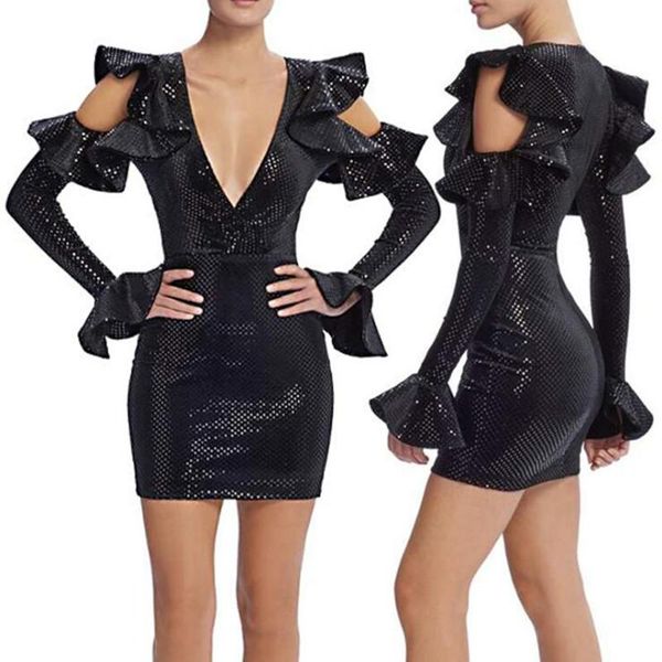 casual dresses zxryxgs women's hollow flare sleeve bag hip dress woman fashion deep v-neck sequin black nightclub mini, Black;gray
casual dresses zxryxgs women's hollow flare sleeve bag hip dress woman fashion deep v-neck sequin black nightclub mini, Black;gray