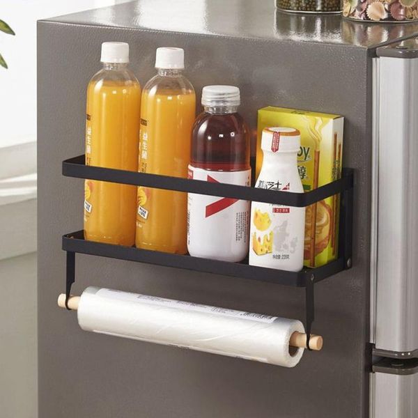 magnetic adsorption refrigerator side rack wall-mounted multi-function storage holder kitchen paper towel shelf rack organizer
magnetic adsorption refrigerator side rack wall-mounted multi-function storage holder kitchen paper towel shelf rack organizer