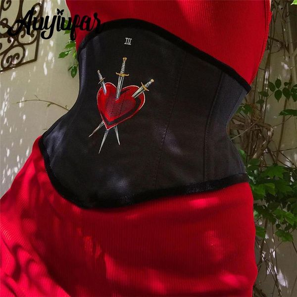 belts auyiufar black fairy grunge heart printed corset bandage y2k crop streetwear bodycon clothings for girls aesthetic, Black;brown
belts auyiufar black fairy grunge heart printed corset bandage y2k crop streetwear bodycon clothings for girls aesthetic, Black;brown