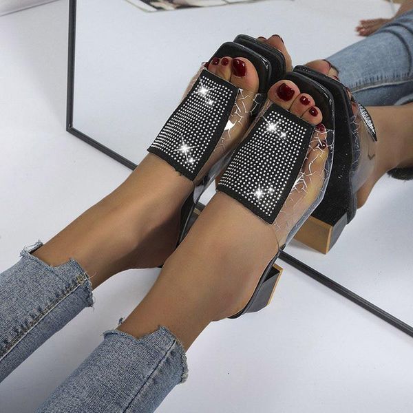 slippers women fashion summer open toe square flat beach shoes bright diamond pull-on 2021 sandalias mujer, Black
slippers women fashion summer open toe square flat beach shoes bright diamond pull-on 2021 sandalias mujer, Black