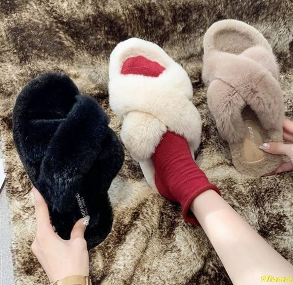 winter women house furry slippers fashion white faux fur warm shoes indoor slip on flats female home slides black plush slippers
winter women house furry slippers fashion white faux fur warm shoes indoor slip on flats female home slides black plush slippers