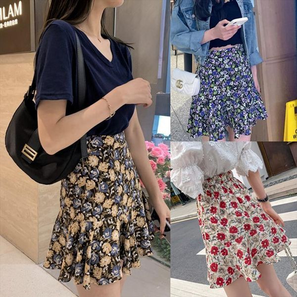 summer beach boho womens skirts mini casual floral printed ruffles hem high waist for women, Black
summer beach boho womens skirts mini casual floral printed ruffles hem high waist for women, Black