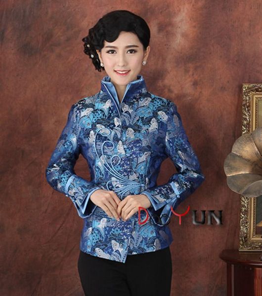 women's jackets blue coat lapel long sleeve buttoned tang dress mother's wear wedding banquet festive mother elegant chinese jacke, Black;brown
women's jackets blue coat lapel long sleeve buttoned tang dress mother's wear wedding banquet festive mother elegant chinese jacke, Black;brown