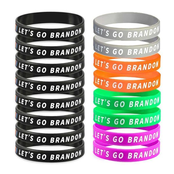 fjb let's go brandon wristband silicone bracelet joe biden funny political bangle donald trump 2024 usa president rubber wrist bands br, Red;brown
fjb let's go brandon wristband silicone bracelet joe biden funny political bangle donald trump 2024 usa president rubber wrist bands br, Red;brown