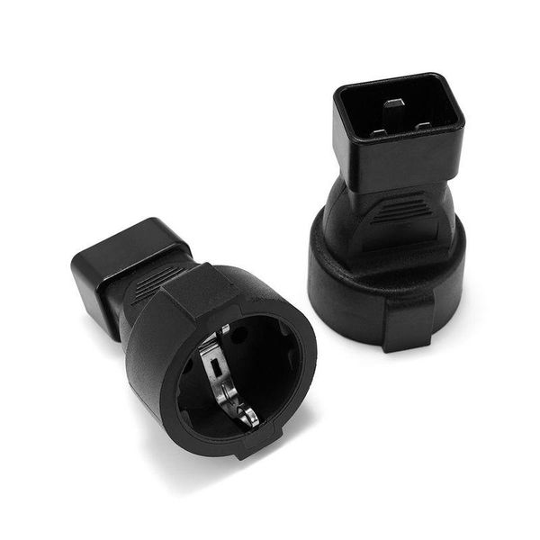 smart power plugs plug adapter iec c20 male to schuko cee7/7 female convertor pdu ups iec320 eu socket
smart power plugs plug adapter iec c20 male to schuko cee7/7 female convertor pdu ups iec320 eu socket