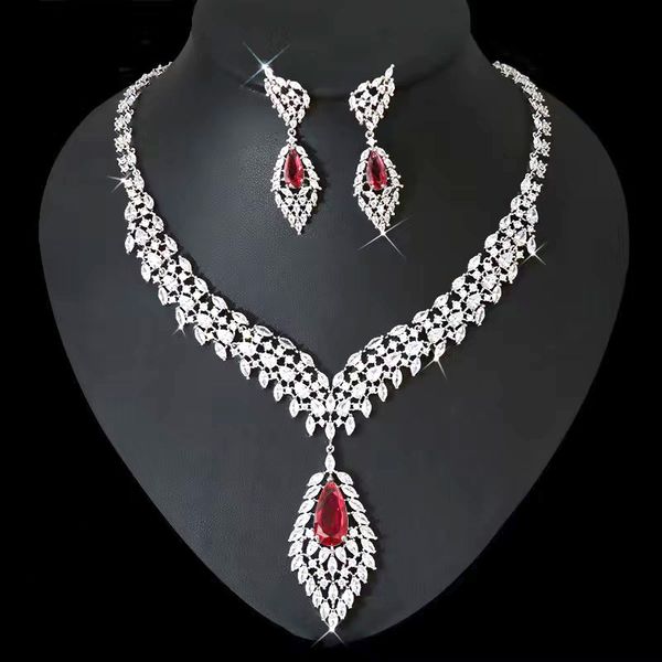 high-end fashion bridal wedding dress accessories, party dinner jewelry, necklace earrings set, sun flower inlaid colorful zircon, birthday, White
high-end fashion bridal wedding dress accessories, party dinner jewelry, necklace earrings set, sun flower inlaid colorful zircon, birthday, White