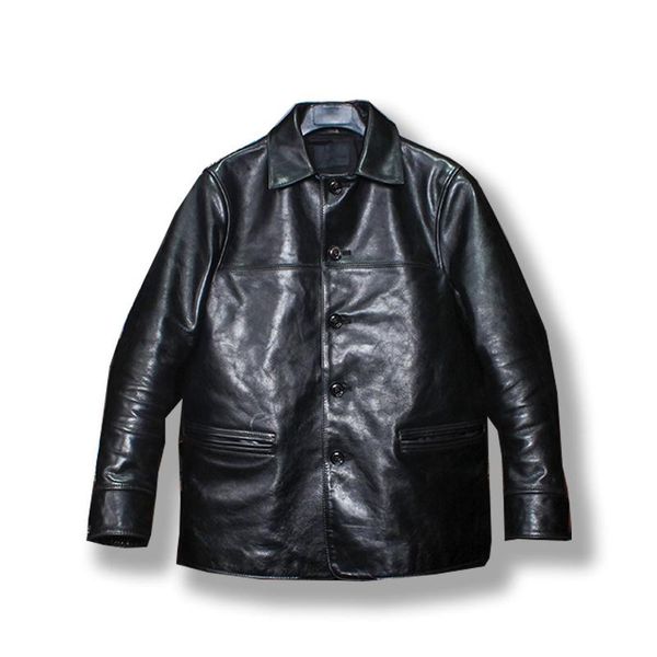 men's leather & faux yrjapan .luxury vegetable tanned batik horsehide jacket,classic style brakeman style,mens genuine coat,, Black
men's leather & faux yrjapan .luxury vegetable tanned batik horsehide jacket,classic style brakeman style,mens genuine coat,, Black