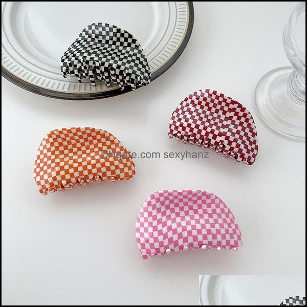 clamps hair jewelry length 7.8 cm semicircle grid women contrast color plaid claw european acetic acid scrunchies ponytail hairpins middle s, Slivery;golden
clamps hair jewelry length 7.8 cm semicircle grid women contrast color plaid claw european acetic acid scrunchies ponytail hairpins middle s, Slivery;golden