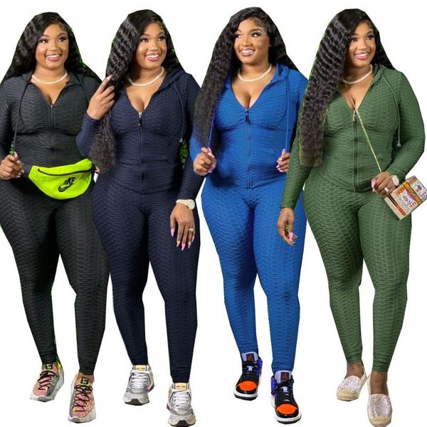plus size tracksuits women's casual solid-colored spring 2pcs set stretch sweatpants tracksuit jogger outfit hooded streetwear with zip, Black
plus size tracksuits women's casual solid-colored spring 2pcs set stretch sweatpants tracksuit jogger outfit hooded streetwear with zip, Black
