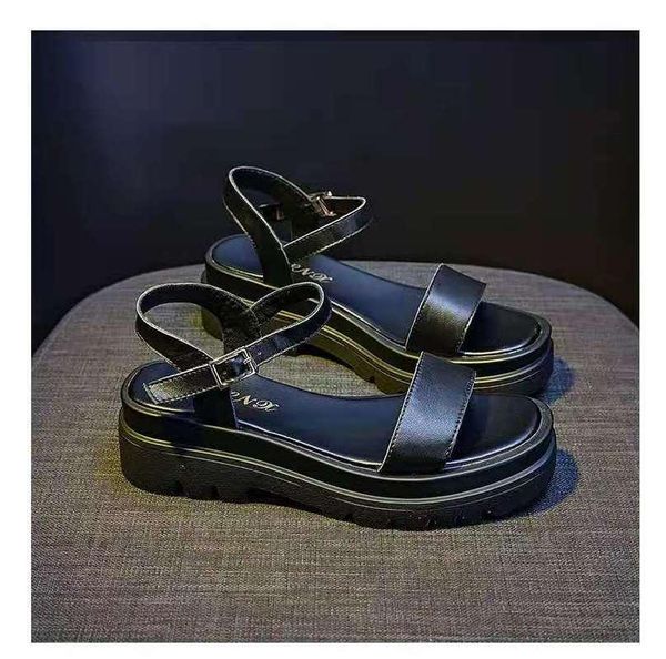sandals women's pure color simple fashion thick-soled all-match open-toe outer wear elegant trendy 2021, Black
sandals women's pure color simple fashion thick-soled all-match open-toe outer wear elegant trendy 2021, Black