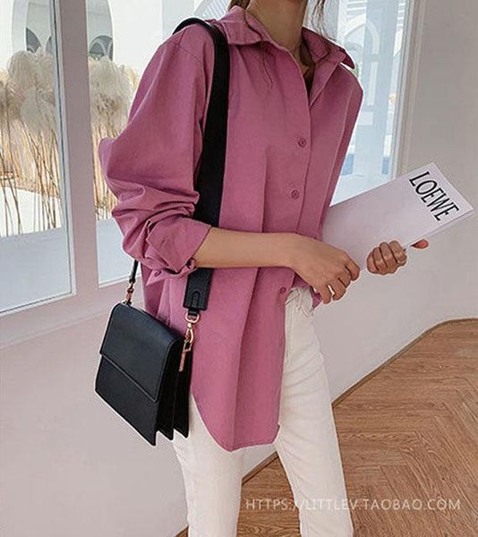 women's polos retro lapel shirt overalls long-sleeved casual 2021 spring and summer style ladies wholesale, White
women's polos retro lapel shirt overalls long-sleeved casual 2021 spring and summer style ladies wholesale, White