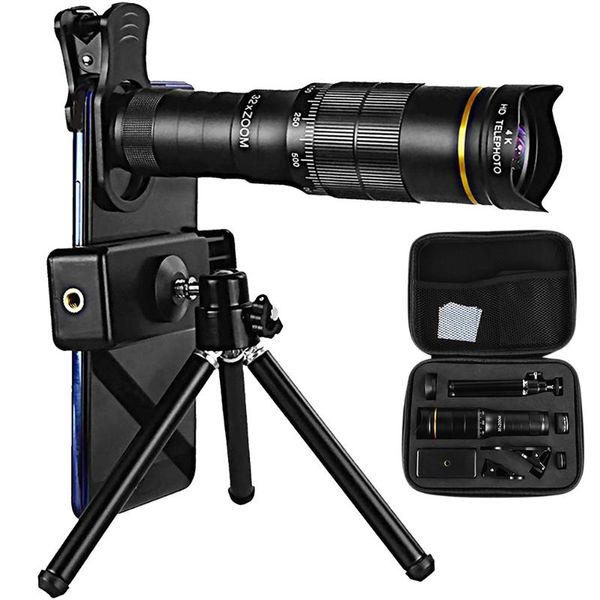 telescope & binoculars 3 in 1 32x monocular 0.63° wide angle 15 times macro 198° fish eye waterproof with phone holder and tripod
telescope & binoculars 3 in 1 32x monocular 0.63° wide angle 15 times macro 198° fish eye waterproof with phone holder and tripod