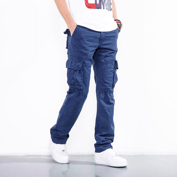 men's loose casual overalls fashion trousers trend solid color multi-pocket button zipper casual pants outdoor sports jogging men', Black
men's loose casual overalls fashion trousers trend solid color multi-pocket button zipper casual pants outdoor sports jogging men', Black