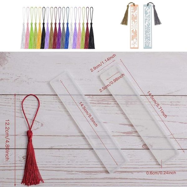 bookmark 36 pcs/pack resin mold set 18pcs colorful tassels included christmas halloween birthday party gift supplies
bookmark 36 pcs/pack resin mold set 18pcs colorful tassels included christmas halloween birthday party gift supplies