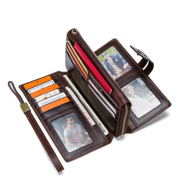 wallets designer genuine leather wallet men clutch bag card holder coin purse zipper male long, Red;black
wallets designer genuine leather wallet men clutch bag card holder coin purse zipper male long, Red;black